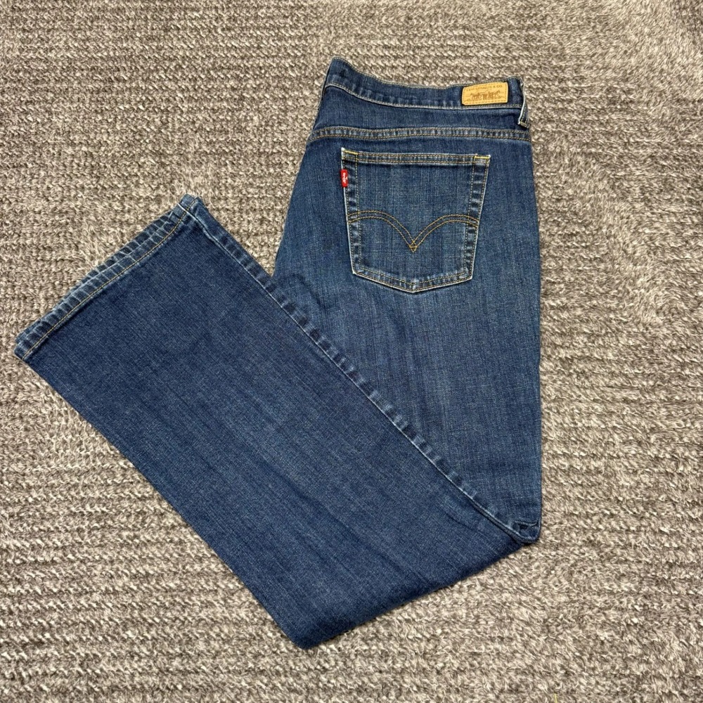 Levis Womens 515 Boot Cut Jeans Size 14 34x30 Medium Wash Denim